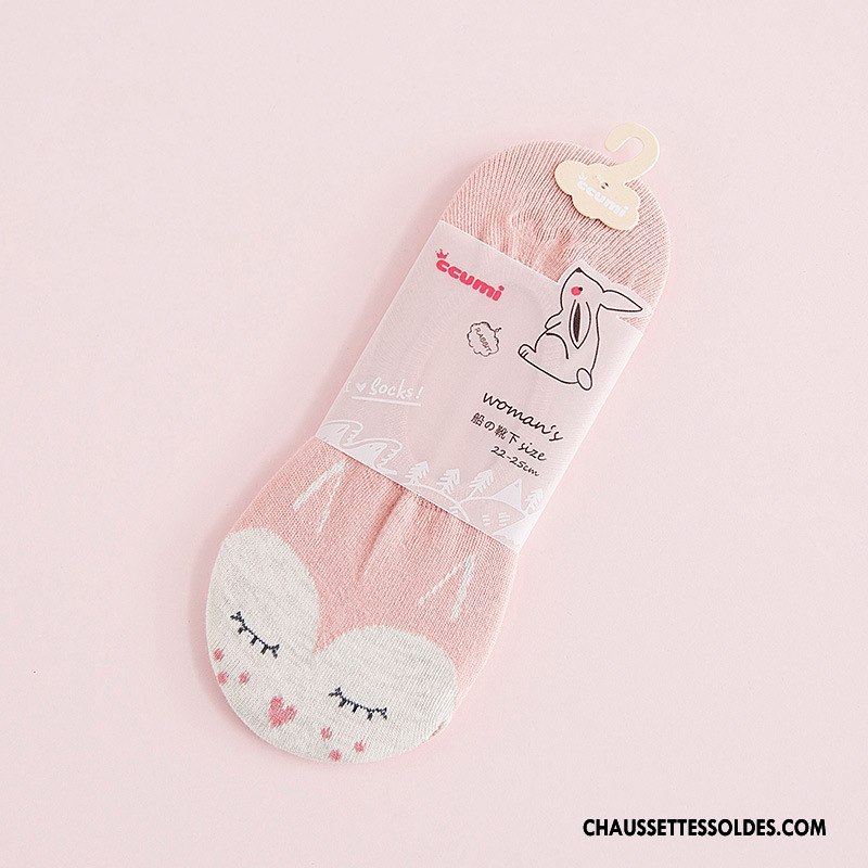 Chaussette Basse Femme Silicone Dessin Animé Nouvelles Arrivées Antidérapant Animal Été Vert Clair