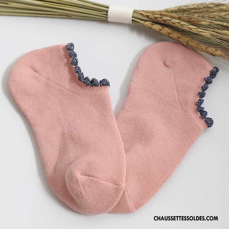 Chaussettes Courtes Femme 100% Coton Nouvelles Arrivées Dame L'automne Chaussette Basse Coupée Printemps Bleu Clair