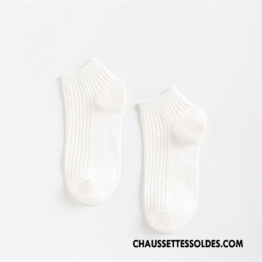 Chaussettes Courtes Femme Dame Tous Les Assortis Art Chaussettes En Coton Rayé Chaussette Courte Couleurs De Bonbons Pure Jaune