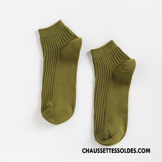 Chaussettes Courtes Femme Dame Tous Les Assortis Art Chaussettes En Coton Rayé Chaussette Courte Couleurs De Bonbons Pure Jaune