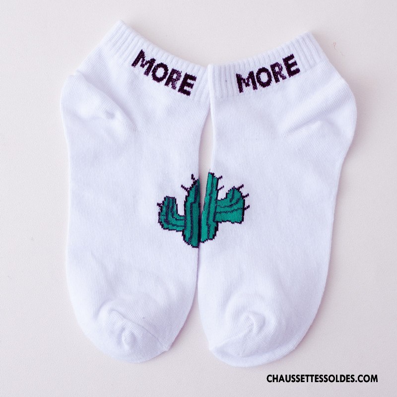 Chaussettes Courtes Femme Drôle Art Nouvelles Arrivées Élève Chaussette Courte Lovers Blanc