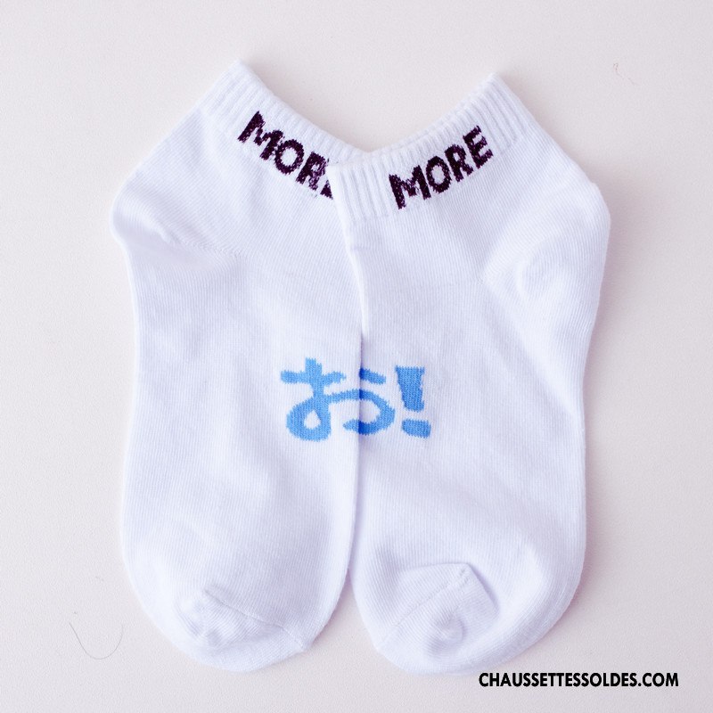 Chaussettes Courtes Femme Drôle Art Nouvelles Arrivées Élève Chaussette Courte Lovers Blanc