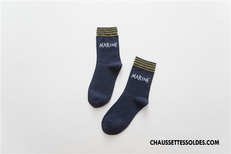 Chaussettes Mi Hautes Femme Milieu Tous Les Assortis Chaussettes En Coton L'automne Hiver Nouvelles Arrivées Rouge