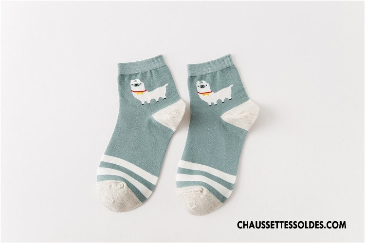 Chaussettes Mi Hautes Femme Nouveau Le Nouveau Chaussette Courte Milieu Coton Bio Vent D'université Rose