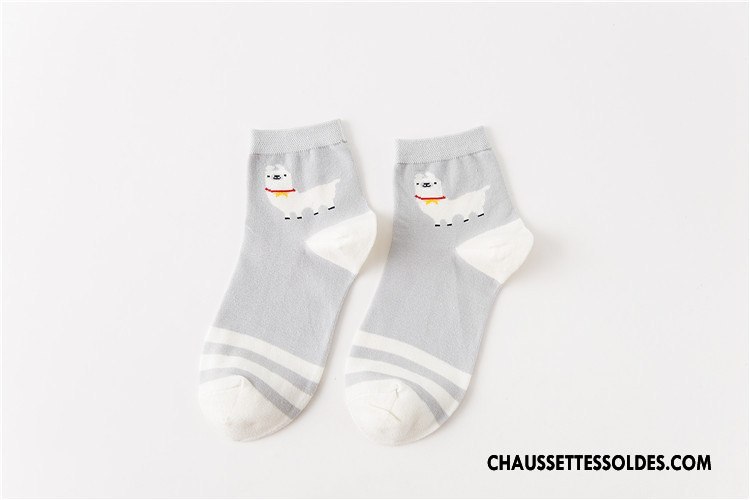 Chaussettes Mi Hautes Femme Nouveau Le Nouveau Chaussette Courte Milieu Coton Bio Vent D'université Rose