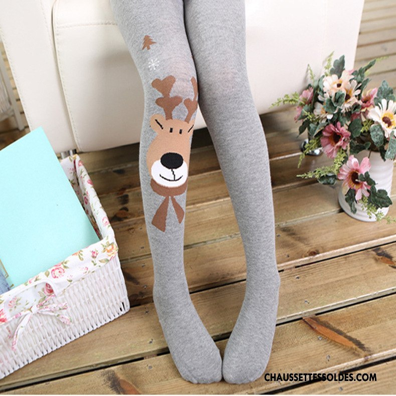 Collant Fille Printemps Enfant L'automne Guêtres Leggings Collant Panty Haute Qualité Gris